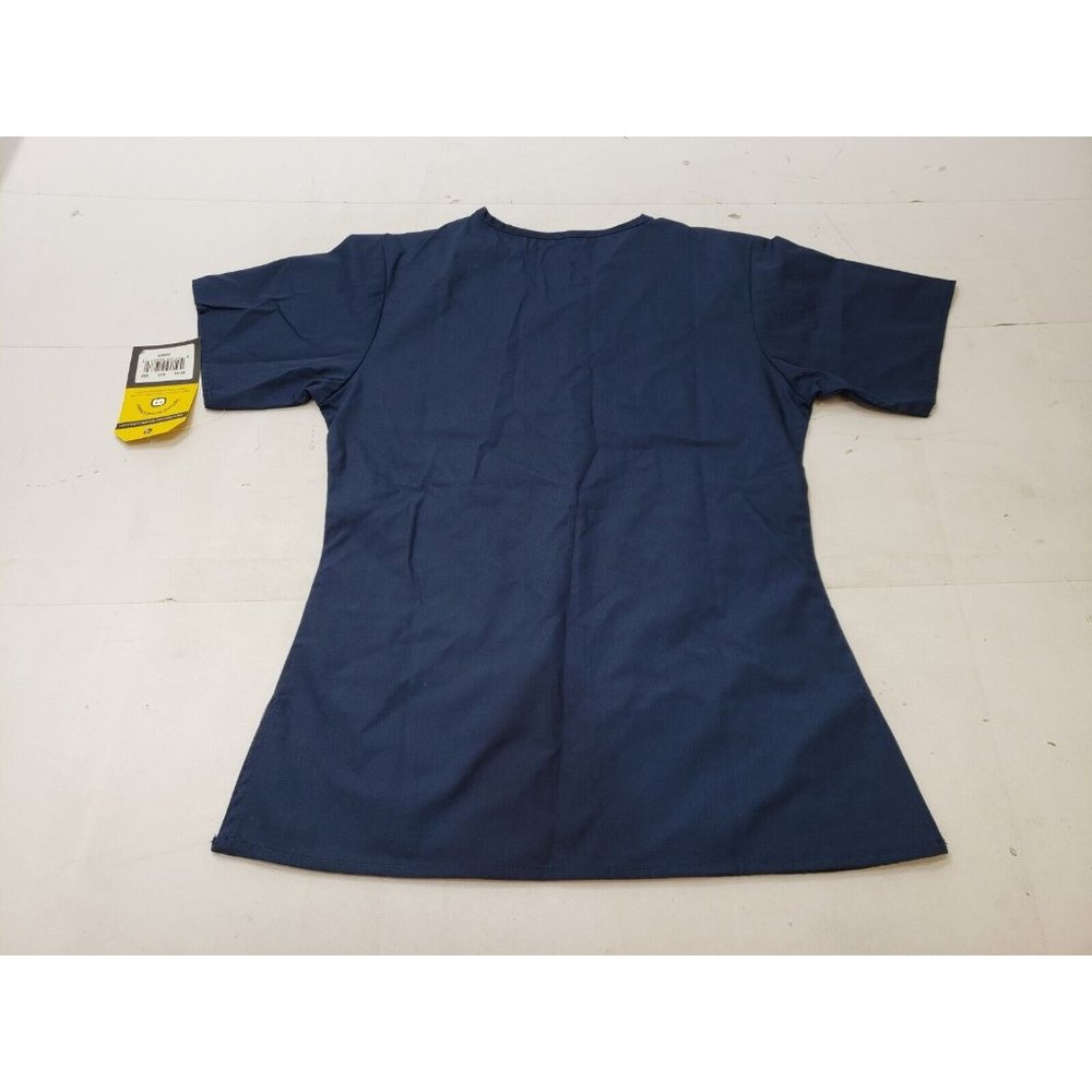 Wonderwink Womens Scrub Top Premium Stretch Short Sleeve Blue Size XXS NWT - Picture 6 of 9